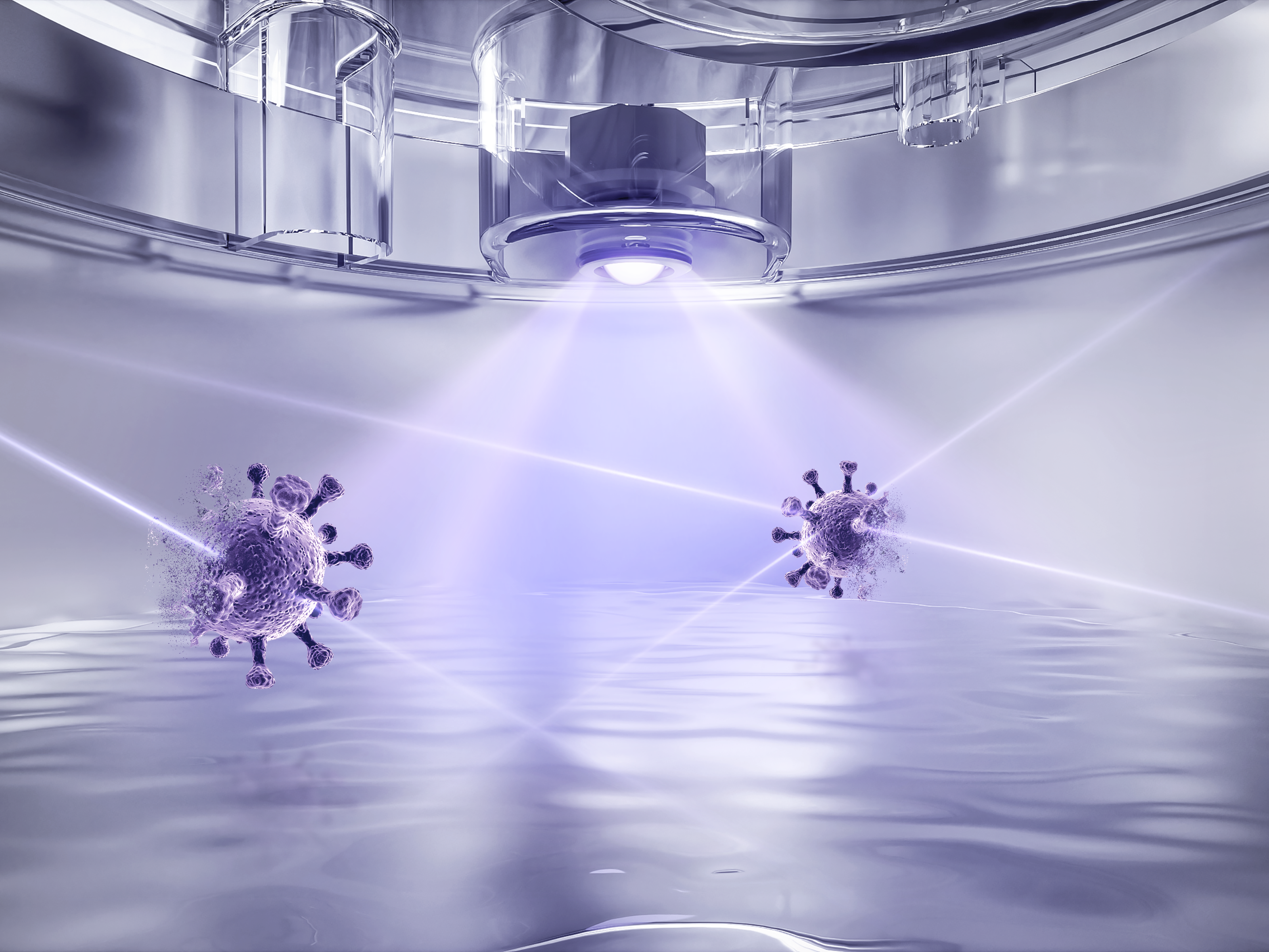 Automatic Sterilization with UV-C Light